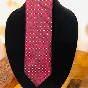 Alexander Julian Paisley Colours Red Tie